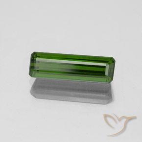 Turmalina Verde Terroso Natural 1.35ct, Corte Octógono / Esmeralda, VS