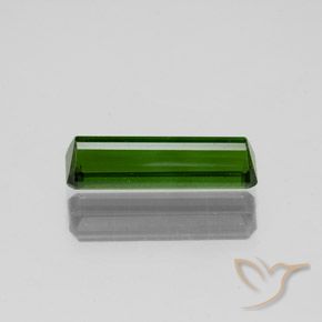 Turmalina Verde Terroso Natural 1.35ct, Corte Octógono / Esmeralda, VS