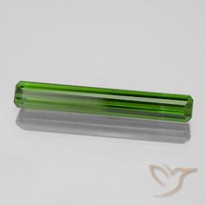 Turmalina Verde escuro Natural 1.40ct, Corte Octógono / Esmeralda, VS