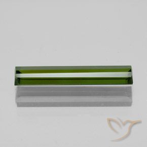 Turmalina Verde médio Natural 1.64ct, Corte Octógono / Esmeralda, VVS-VS