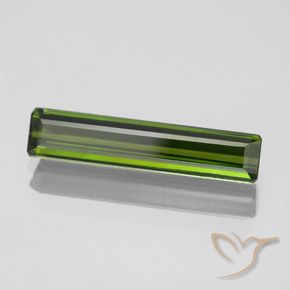 Turmalina verde escuro Natural 1.73ct, Corte Octógono / Esmeralda, VS
