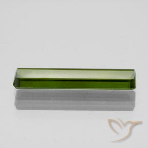 Turmalina verde escuro Natural 1.73ct, Corte Octógono / Esmeralda, VS