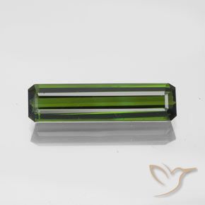 1.83ct Natural Verde escuro Turmalina, Corte Esmeralda, VVS-VS