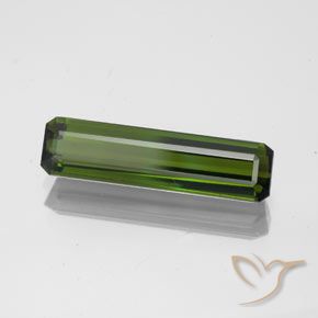 Turmalina Verde escuro Natural 1.83ct, Corte Octógono / Esmeralda, VVS-VS