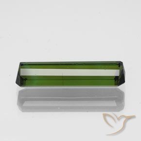 Turmalina verde escuro Natural 1.71ct, Corte Octógono / Esmeralda, SI