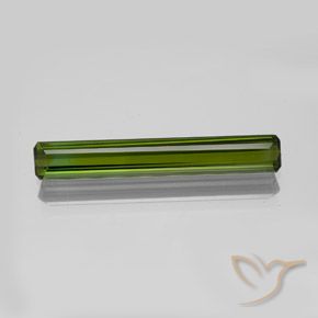 1.96ct Natural Verde médio-escuro Turmalina, Corte Esmeralda, VVS-VS