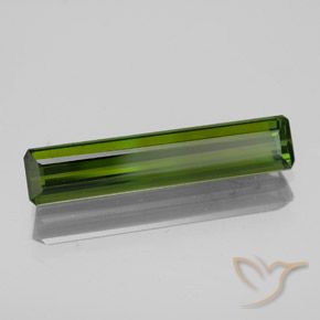 Turmalina Verde escuro Natural 1.90ct, Corte Octógono / Esmeralda, VS