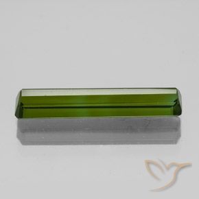 Turmalina Verde escuro Natural 1.90ct, Corte Octógono / Esmeralda, VS
