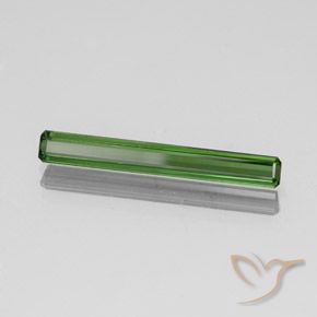 Turmalina Verde médio-escuro Natural 2.48ct, Corte Esmeralda, SI