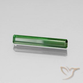 Turmalina Verde médio Natural 2.51ct, Corte Octógono / Esmeralda, VVS