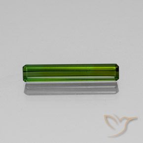 2.82ct Natural Verde floresta Turmalina, Corte Esmeralda, SI
