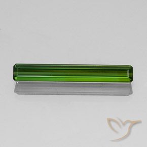 2.69ct Natural Verde Terroso Turmalina, Corte Esmeralda, VVS-VS