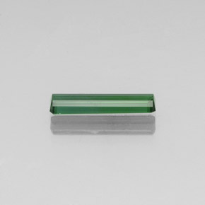 Turmalina Verde médio Natural 1.36ct, Corte Esmeralda, VVS