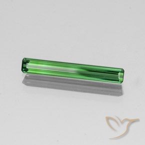 Turmalina Luz verde Natural 1.40ct, Corte Esmeralda, VVS