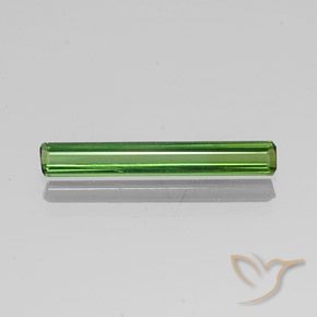 1.26ct Natural Verde médio Turmalina, Corte Esmeralda, VVS-VS