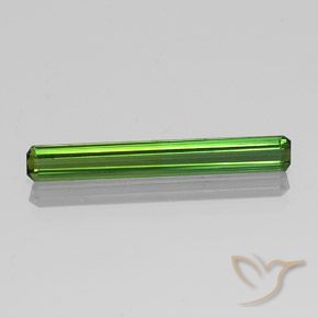 1.69ct Natural Verde médio Turmalina, Corte Esmeralda, VVS-VS