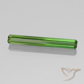 Turmalina Verde médio Natural 1.69ct, Corte Octógono / Esmeralda, VVS-VS