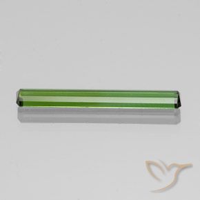 Turmalina Verde médio Natural 1.69ct, Corte Octógono / Esmeralda, VVS-VS