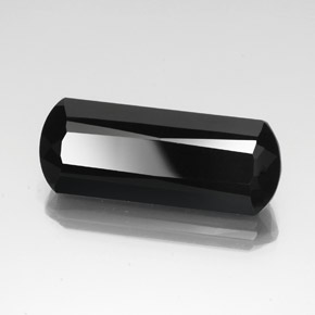 Turmalina preto natural 26,33ct, forma extravagante, opaco