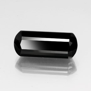 Turmalina preto natural 13,07ct, forma extravagante, opaco