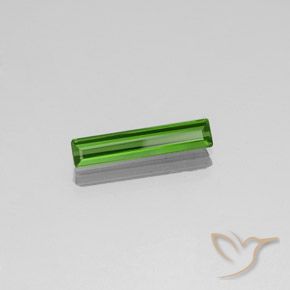 Turmalina verde escuro Natural 1.35ct, Corte Octógono / Esmeralda, VVS-VS