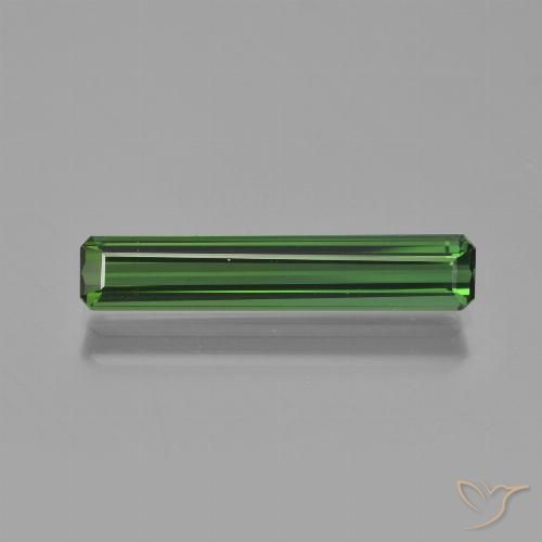 1.92ct Natural Verde Turmalina, Corte Esmeralda, VS-SI