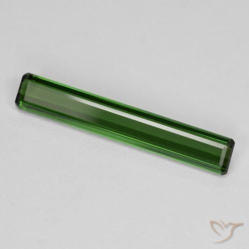 Turmalina Verde Terroso Natural 1.81ct, Corte Octógono / Esmeralda, VVS