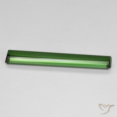 Turmalina Verde Terroso Natural 1.81ct, Corte Octógono / Esmeralda, VVS