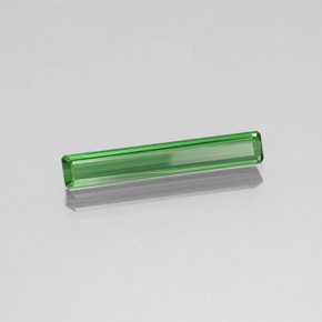 Turmalina verde natural 1,88ct, corte esmeralda, VVS-VS