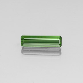 Turmalina verde natural 1,48ct, corte esmeralda, VVS-VS