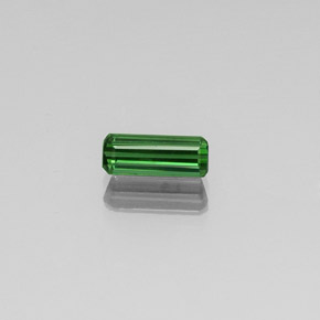 Turmalina verde natural 1,03ct, corte esmeralda, VS