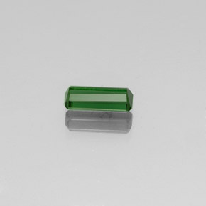 Turmalina verde natural 1,03ct, corte esmeralda, VS