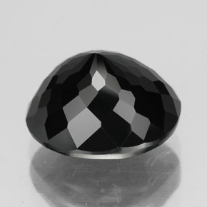 Turmalina preto natural 4,50ct, corte oval, opaco