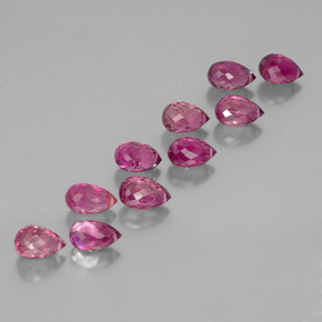 Pedras preciosas de turmalina rosa natural de  ct, briolete, VS-SI