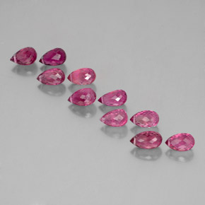 Pedras preciosas de turmalina rosa natural de  ct, briolete, VS