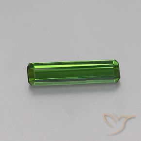 2.20ct Natural Verde floresta Turmalina, Corte Esmeralda, VVS