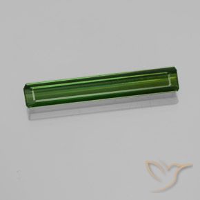 2.87ct Natural verde escuro Turmalina, Corte Esmeralda, VVS-VS