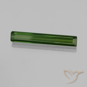 Turmalina verde escuro Natural 2.87ct, Corte Octógono / Esmeralda, VVS-VS