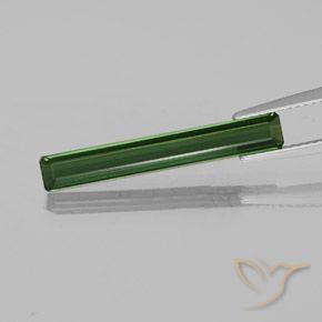 2.21ct Natural Floresta Profunda Verde Turmalina, Corte Esmeralda, VVS