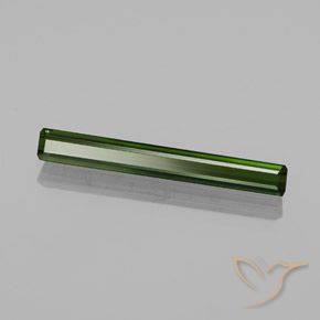 Turmalina Verde escuro Natural 2.65ct, Corte Octógono / Esmeralda, VVS