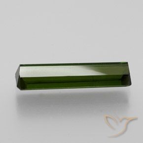Turmalina Verde Terroso Natural 1.38ct, Corte Octógono / Esmeralda, VS-SI
