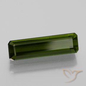 Turmalina Verde floresta Natural 1.62ct, Corte Octógono / Esmeralda, VS