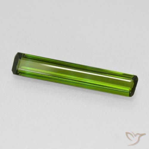Turmalina Algas Verdes Natural 1.53ct, Corte Octógono / Esmeralda, VVS-VS
