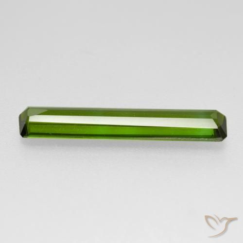 Turmalina Algas Verdes Natural 1.53ct, Corte Octógono / Esmeralda, VVS-VS