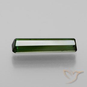 Turmalina Verde Terroso Natural 1.29ct, Corte Octógono / Esmeralda, VS-SI
