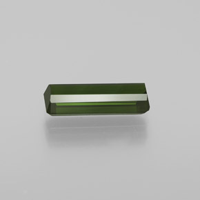 Turmalina verde natural 1,41ct, corte esmeralda, VVS-VS