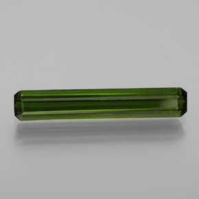 Turmalina Verde escuro Natural 1.76ct, Corte Esmeralda, VS-SI