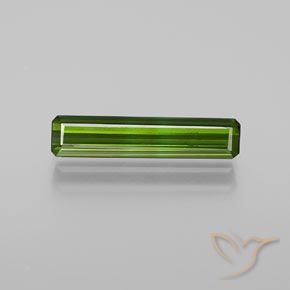 1.46ct Natural Verde médio Turmalina, Corte Esmeralda, VVS-VS
