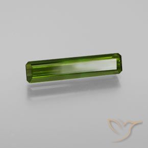 Turmalina Verde médio Natural 1.46ct, Corte Octógono / Esmeralda, VVS-VS