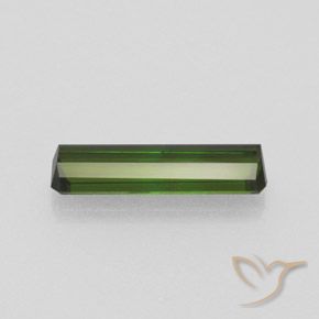 Turmalina Verde escuro Natural 1.89ct, Corte Octógono / Esmeralda, VVS